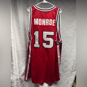 Hardwood Legends Earl Monroe Winston-Salem State University #15 Throwback 5XL
